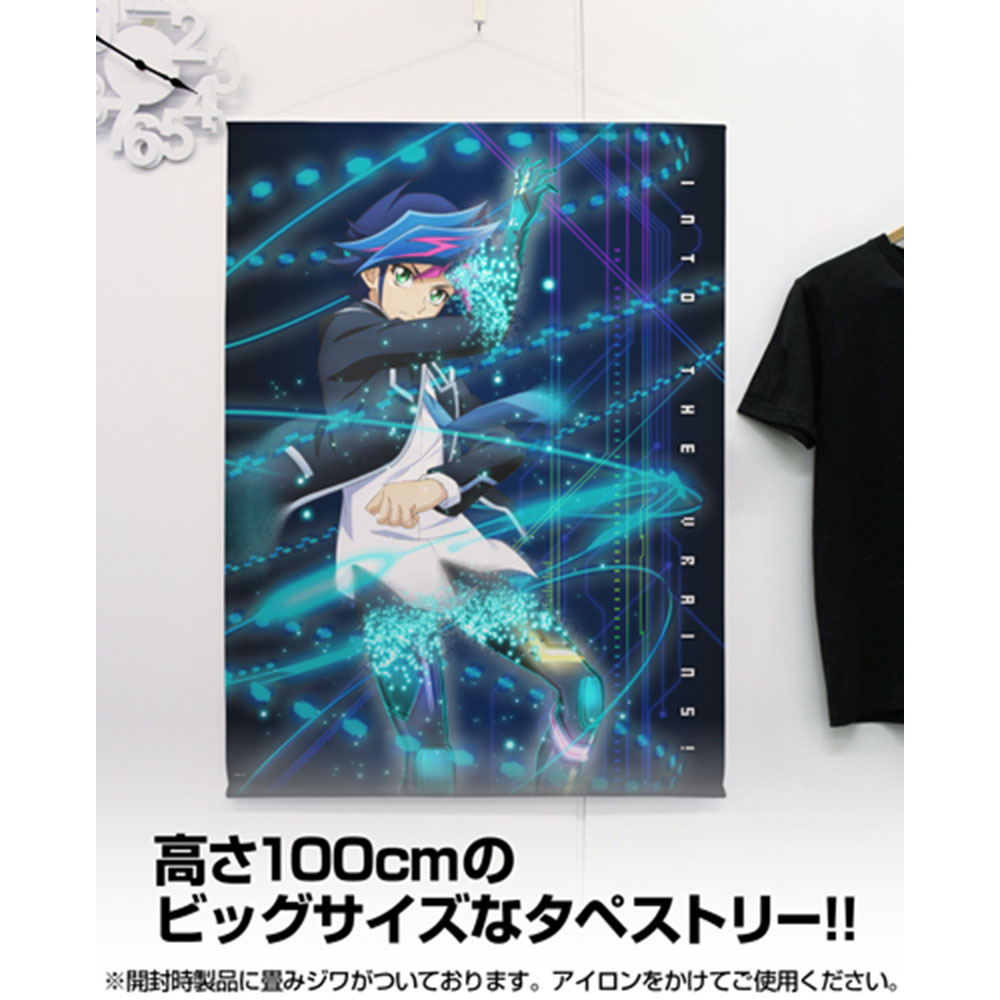 4549970189040 商品名称:游戏王vrains 角色主题图案100cm挂画 藤木游